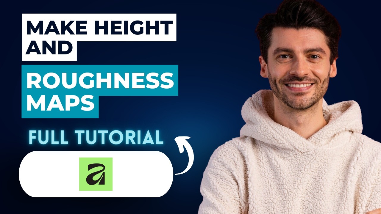 Making A Roughness Map How to Make Height and Roughness Maps in Affinity Photo [2026 Full ...