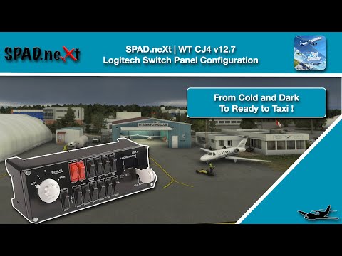 Configure the Switch Panel for the WT CJ4 and do a Cold and Dark Startup!