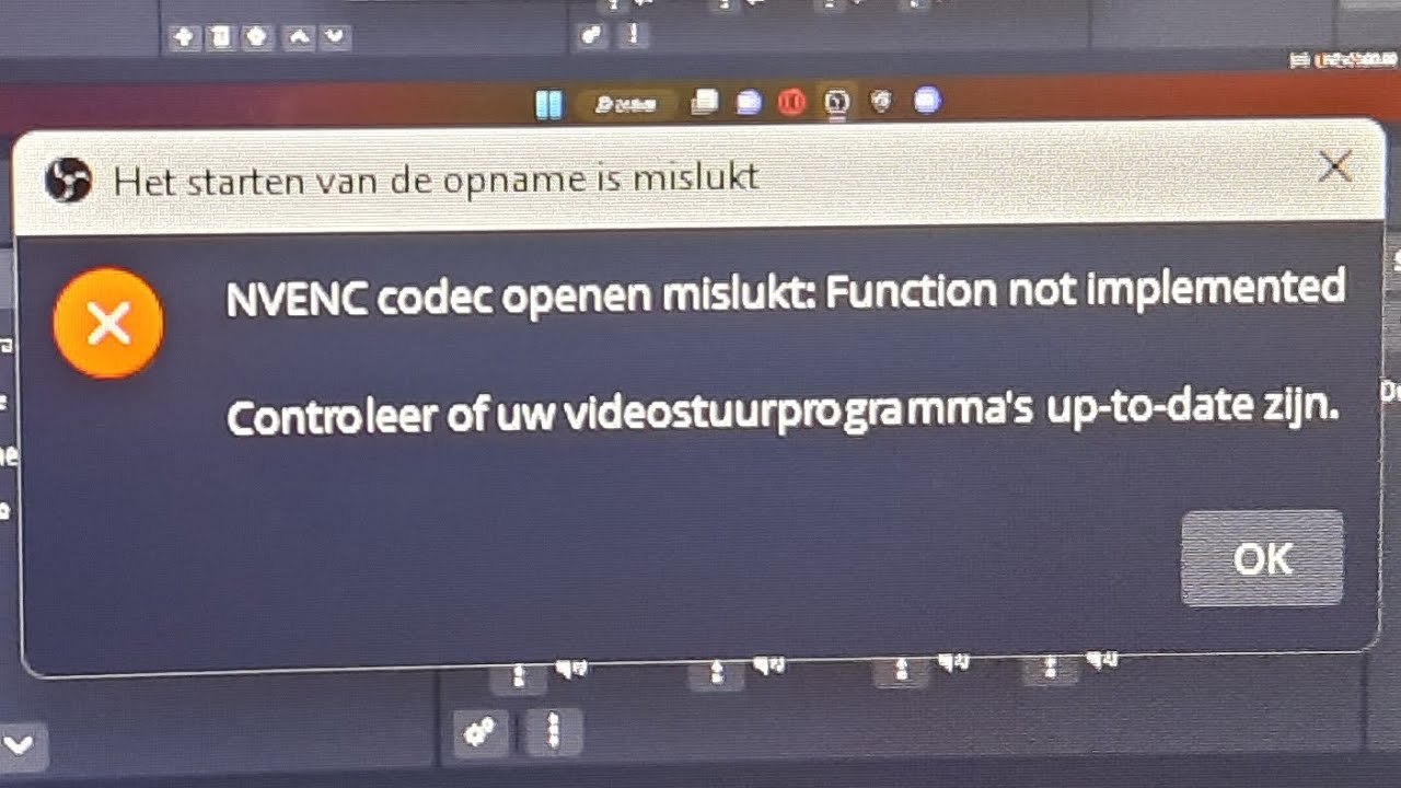 Function not implemented