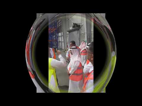        زيارةالشيخ إبراهيم هائل سعيد لشركة المخازن المتحدة