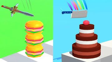 Slicer Knife vs Slice It All - Very Satisfying and Relaxing ASMR Slicing Game