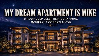 MY DREAM APARTMENT IS MINE | 8-Hour Overnight Luxury Apartment Manifestation & Sleep Affirmations