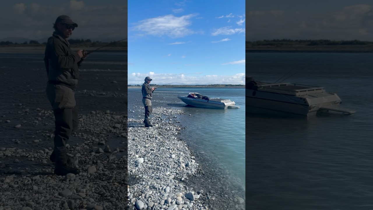 Salmon fishing Rakaia river 2023-24 season