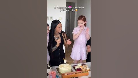 La Joaqui celebra su cumpleaños junto a sus hijas 🥰🎂