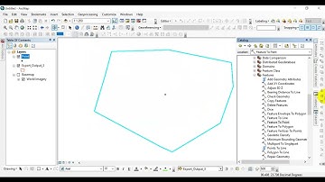 Polygon to point in Arcgis