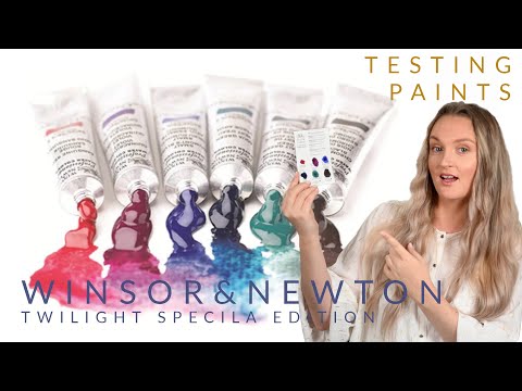 Professional Watercolor Paint Windsor Newton Twilight Series Review by Nina Volk