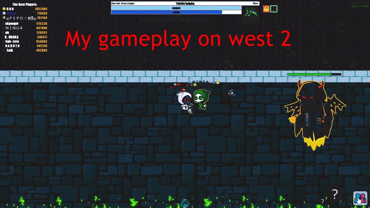 West 2 Experience (7 boss killings) | EvoWorld.io