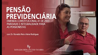 Pensões Previdenciárias E A Emenda Consucional 41 De 2003 E Suas Exceções