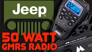 Midland MXT575 GMRS Radio For Jeeps - Official Jeep Branded GMRS Radios By Midland MXT575J & MXT275J