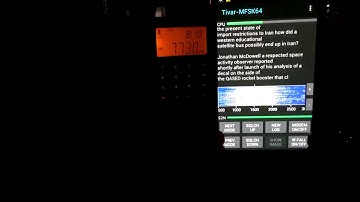 7730 kHz WRMI Shortwave Radiogram #150 (MFSK64)