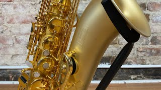 Play Testing a Borgani Jubilee Pearl Gold Tenor Saxophone Handmade in Italy! www.newyorksax.com