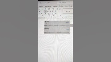 Create Dotted Lines In MS Word 💯 | MS Word Tricks 🔥 #shorts #msword #microsoftword #tricks #bytetech
