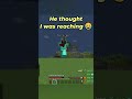 He Thought I was Hacking 🤣 #minecraftshorts