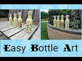 Easy bottle art