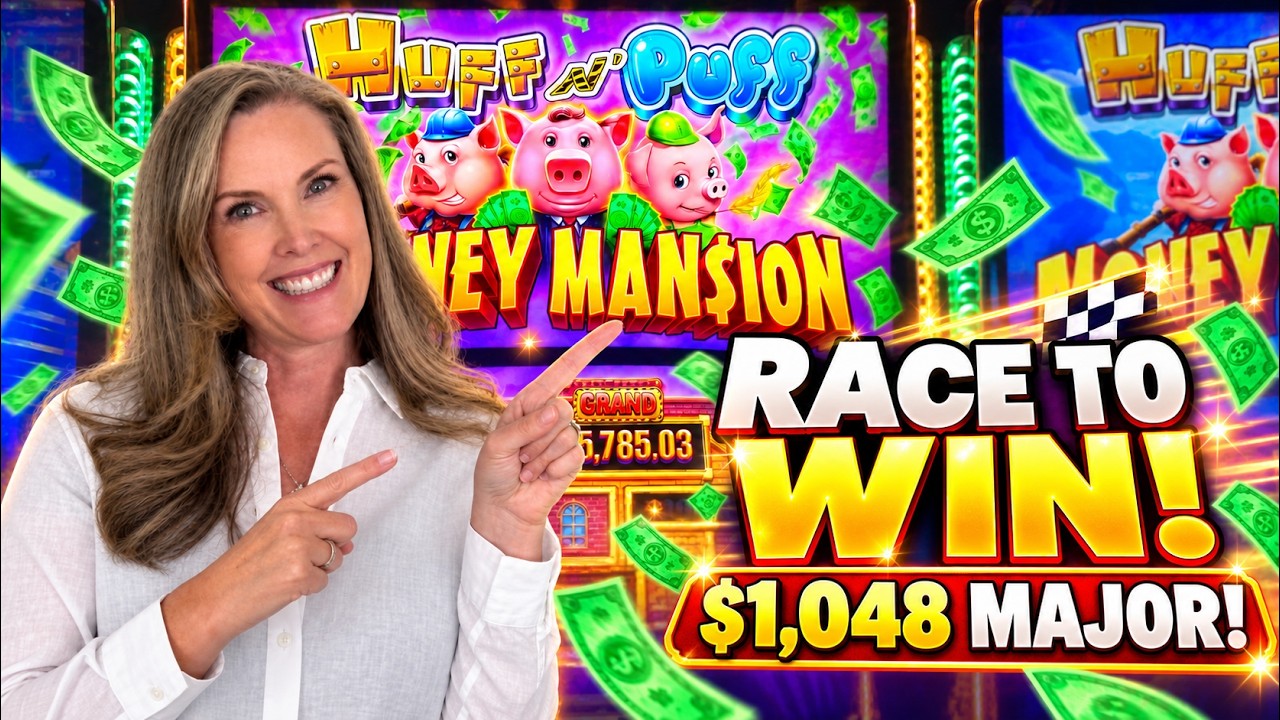 We raced to see who would hit first on Huff N Puff Money Mansions | He won the Major 