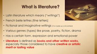 ENGL 221 Study unit 1 week 1 2021