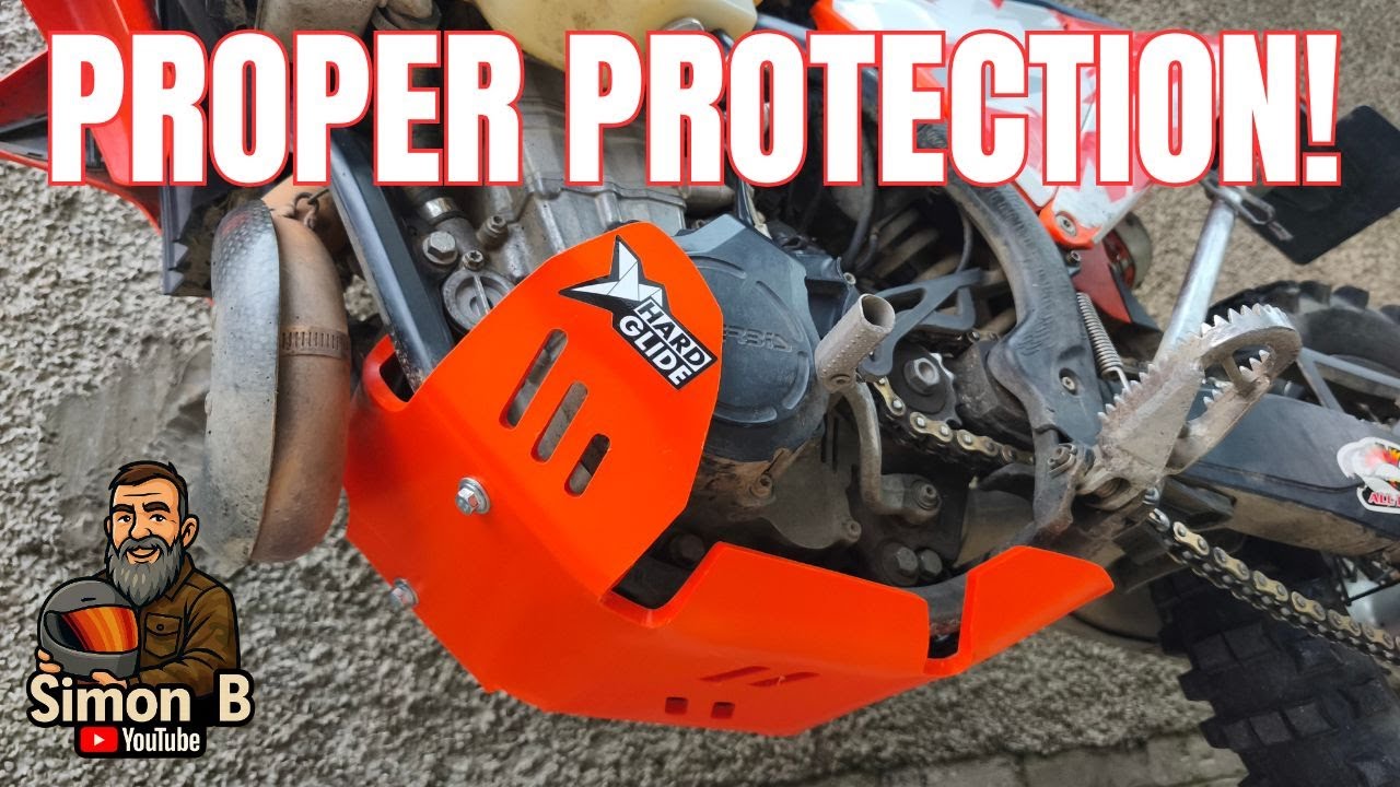 Я установил на свой KTM 500 EXC-F надлежащую защиту (направляющую цепи и защиту картера).