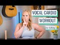 Vocal cardio with the singing  straw no talking just exercises