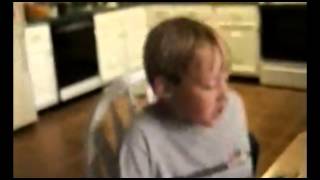 Crazy A.D.D kid! has a spazz