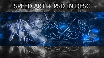 This is how to make an Crazy Anime header speedart + psd