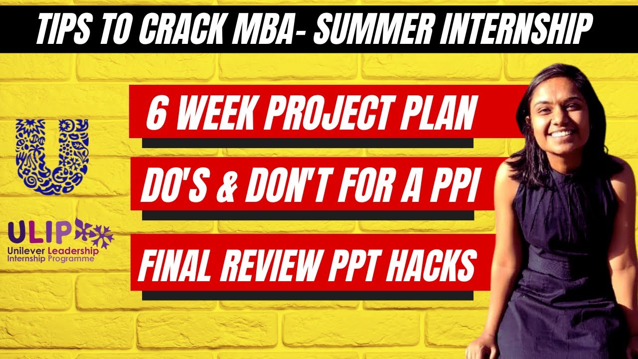 Crack MBA-Marketing Summer Internship PPO_6 Week Plan to get a PPO_Do's & Don'ts for Mid Review