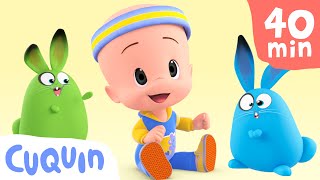 The great bunny race and more Cuquin adventures | videos & cartoons for babies