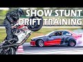 Show stunt a bordeaux et drift en e46 330 turbo