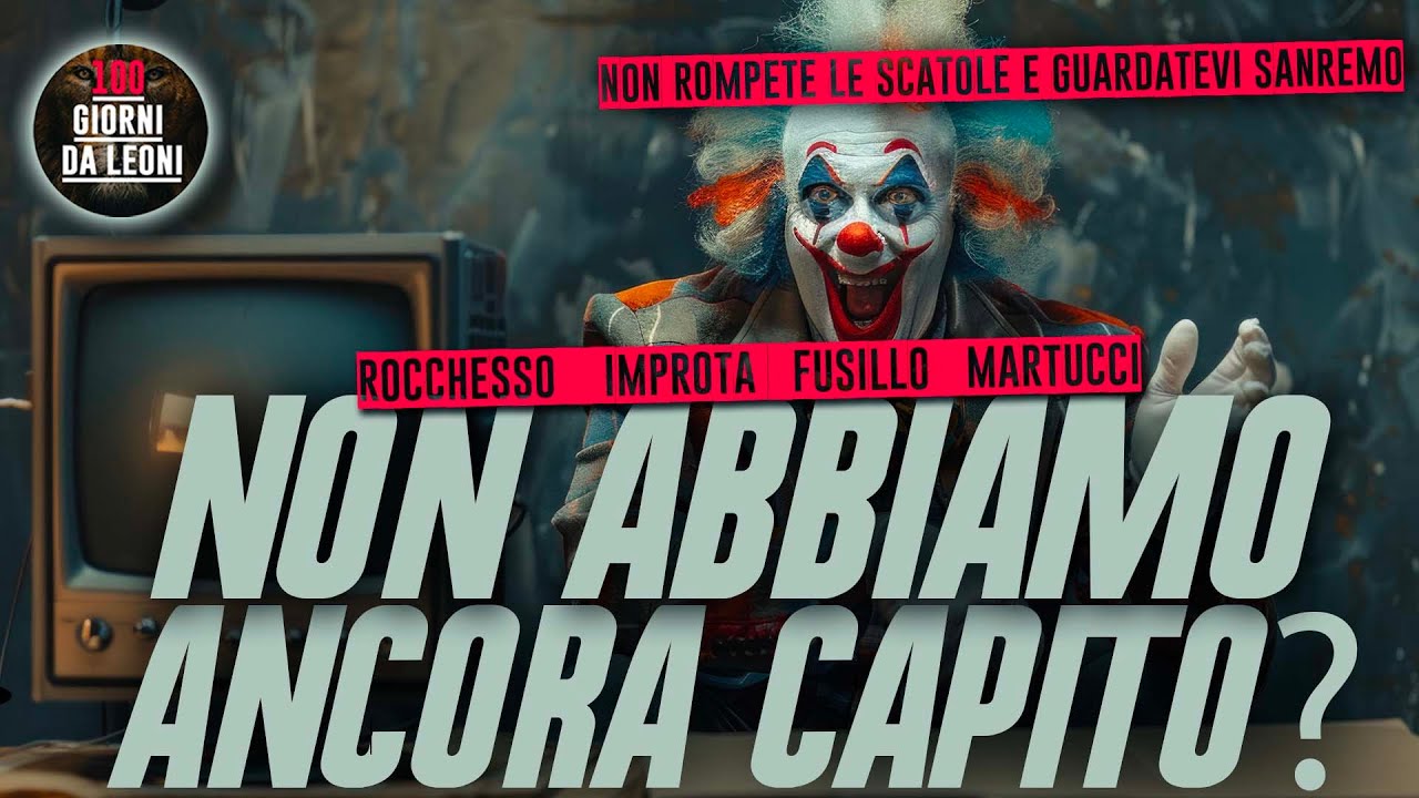 NON ABBIAMO ANCORA CAPITO? Fusillo, Improta, Martucci, Rocchesso