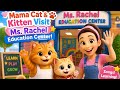 Tiny Kitten Meets Ms. Rachel for the First Time 🥹🐱 Heartwarming Mama Cat Adventure