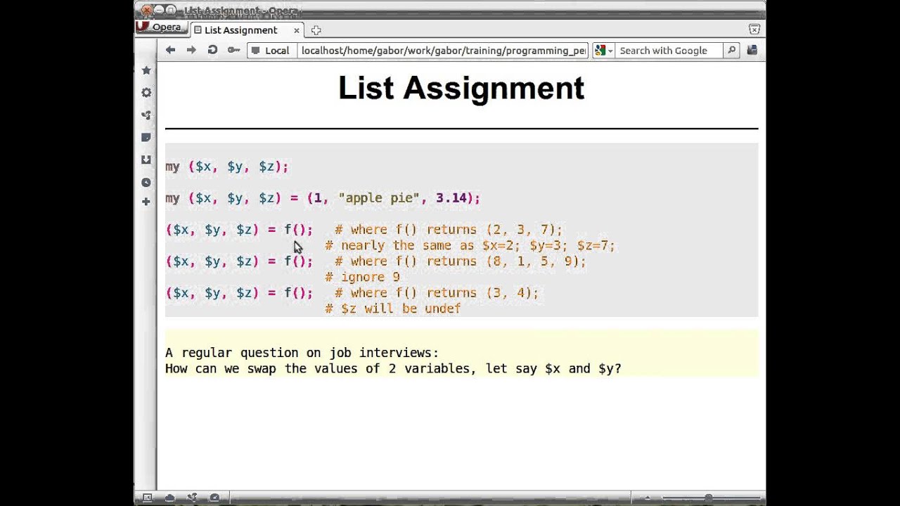 perl if else assignment