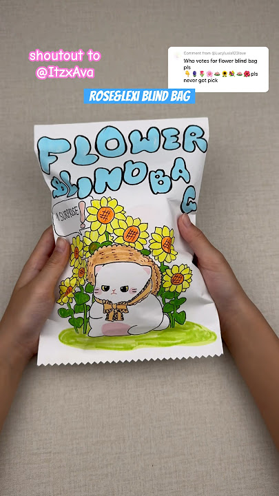🌸Flower Blind Bag (#67) #blindbagsquishy #squishypaper