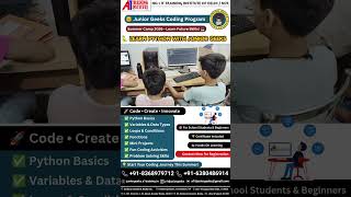 🌞 SUMMER CAMP 2026🐍 LEARN PYTHON WITH JUNIOR GEEKS
