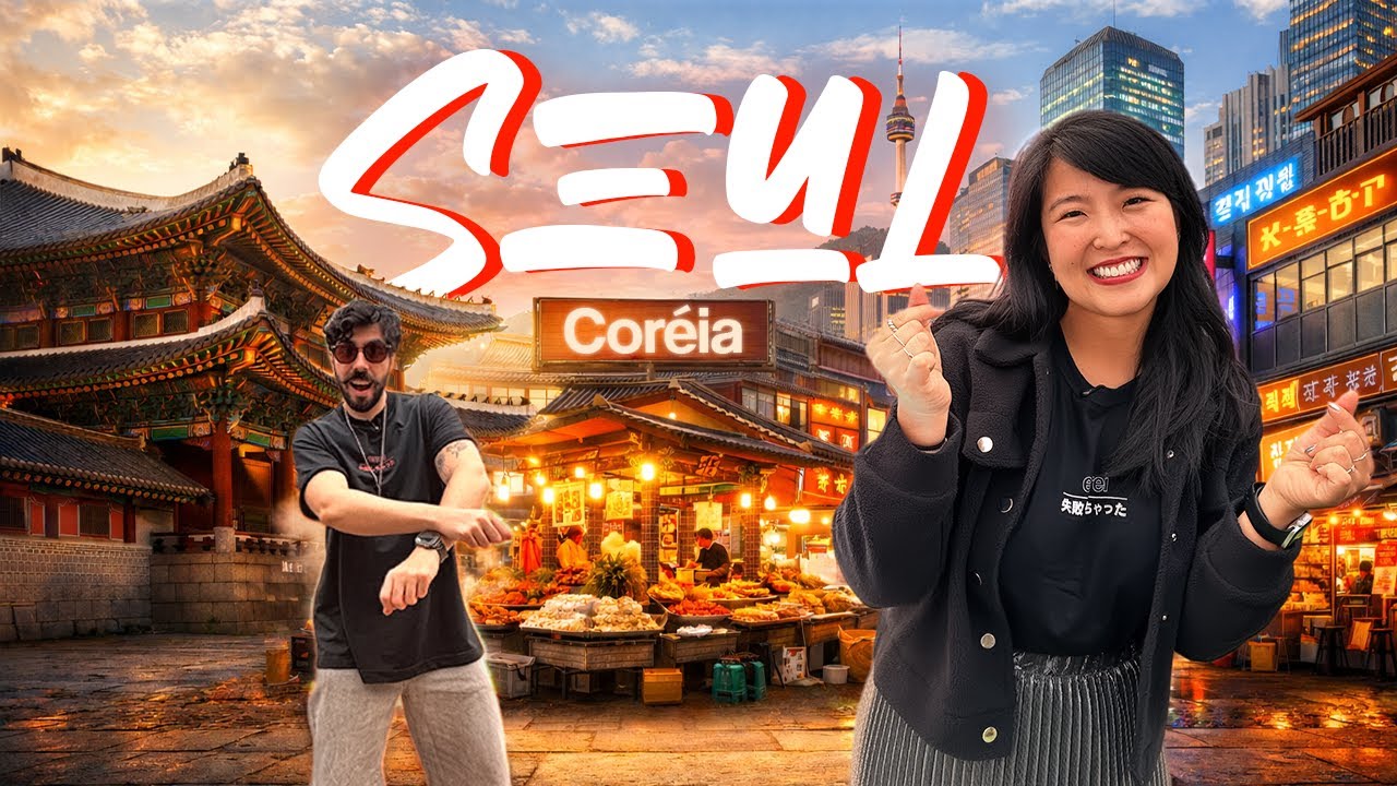 SEUL 🇰🇷 A Cidade Mais INSANA da Coréia do Sul | Comida, Becos e Vida Real