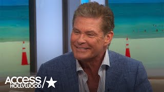 Celebrity David Hasselhoff Plays Access Hollywood Live's 'Spin The Bottle' | Access Hollywood Net Worth