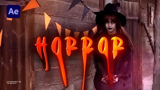 Spooky Halloween Text in After Effects Tutorial