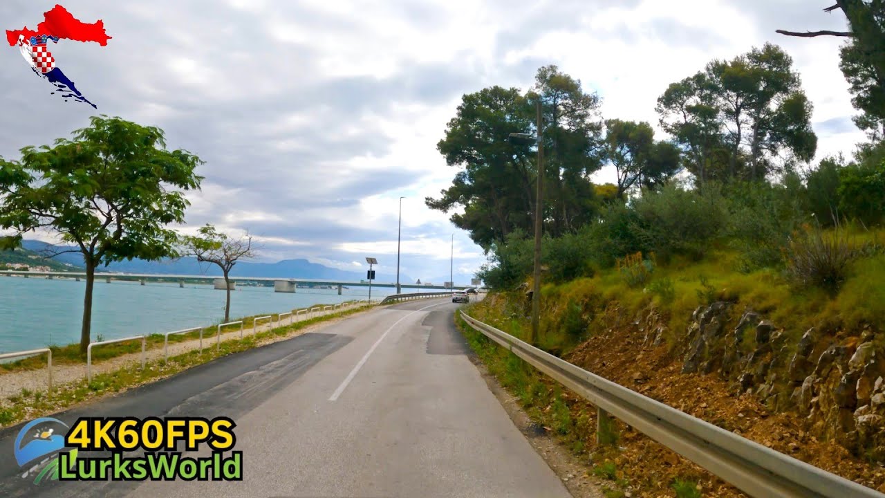 Scenic Drive in Croatia - Trogir To Primošten - 4K60