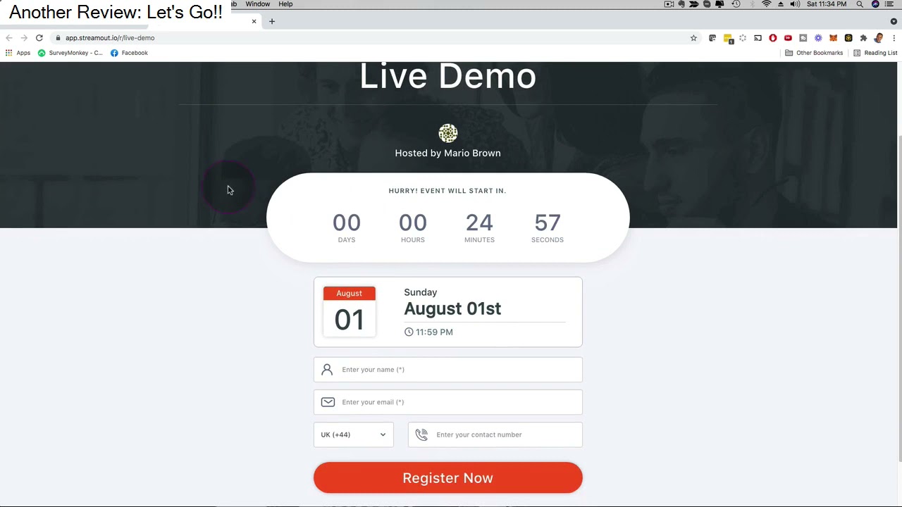 StreamOut Demo Video