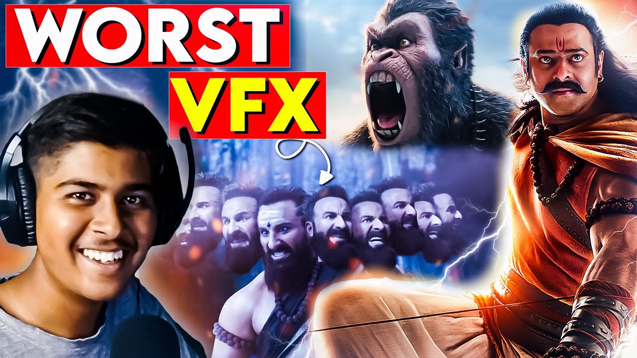 VIDEO EDITOR REACT TO ADIPURUSH TEASER VFX | GOOD OR BAD ?