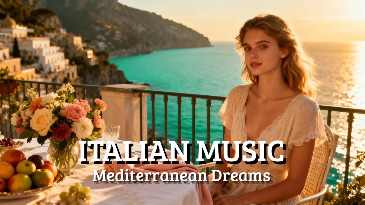 Italy Relax Vibes & Peaceful Melodies 🎶 2+ Hours Mediterranean Ambience Amalfi & Como