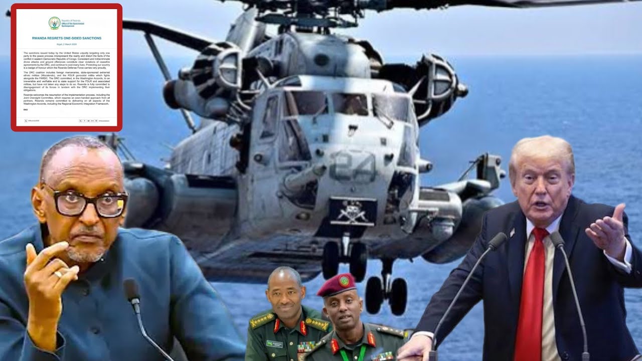 PRES KAGAME YACIYE AMAZI IBIHANO BYA AMERICA/ TRUMP AHISE ATANGAZA IBINDI BIHANO KURWANDA?