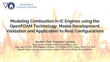 Modeling combustion in IC engines using the OpenFOAM technology