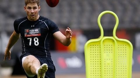 afl draft combine kicking test