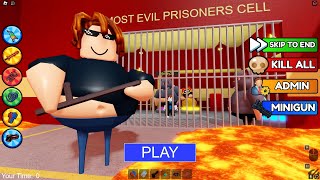 BACON HAIR BARRY'S PRISON RUN the FLOOR is LAVA Obby New Update Roblox All Bosses FULL GAME #roblox