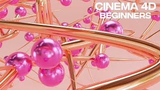 Cinema 4D Absolute Beginners Tutorial || C4D Tutorial Abstract Shape Animation