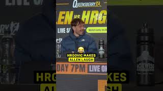 "People like him, I don't know why!" Filip Hrgovic cracks brilliant joke to Dave Allen 😂