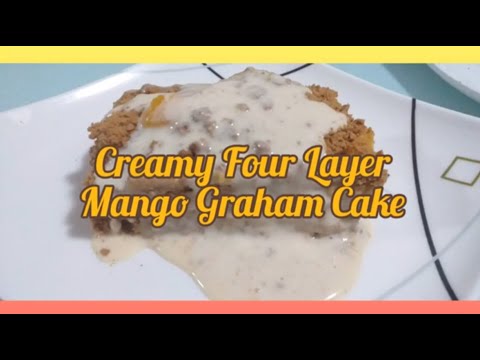 Vlog #15: 🌻 Creamy Four Layer Mango Graham Cake | Sunflower Kitchen