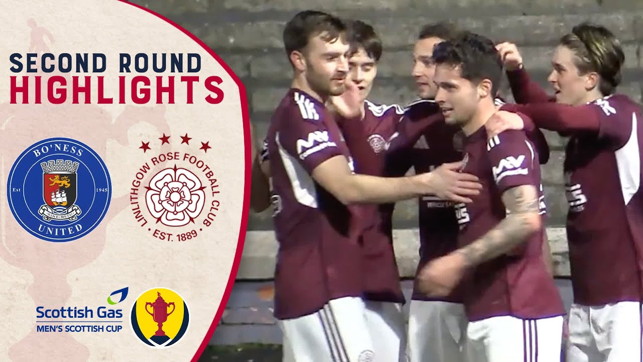 Bo'ness Athletic 0-2 Lintlihgow Rose | Scottish Gas Men's Scottish Cup