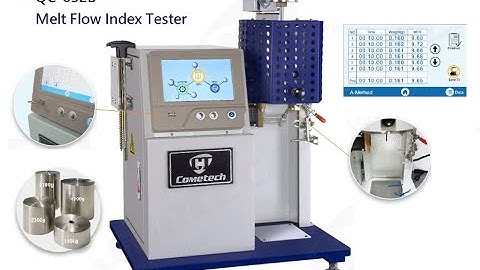 B Method (MVR)- Melt Flow Index Tester QC-652B- ASTM D1238, ISO 1133