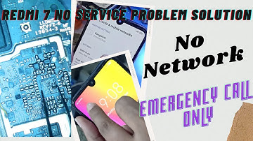 Redmi 7 No Service Problem Solution