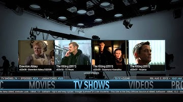 XBMC - 12.2  Frodo - Aeon Nox 4.09  Demo - Part 1